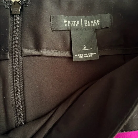 Colorful White House/ Black Market Pencil Skirt - Size 2 - Picture 3 of 3